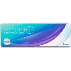 Alcon Precision 1 (30er Packung) Tageslinsen (-0.75 dpt & BC 8.3) mit UV-Schutz für Allergiker & trockenere Augen