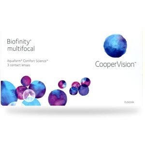 Cooper Vision Biofinity Multifocal D (3er Packung) Monatslinsen (0.25 dpt, Addition 1 & BC 8.6)