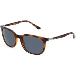 Luxottica Fashion Brillen Vertriebs GmbH Ray-Ban RB4386 Unisex-Sonnenbrille Vollrand Quadratisch Kunststoff-Gestell, Havanna