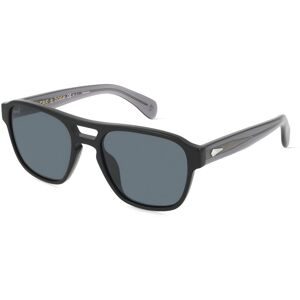 Safilo GmbH Rag & Bone RNB5045/S Herren-Sonnenbrille Vollrand Quadratisch Acetat-Gestell, Schwarz