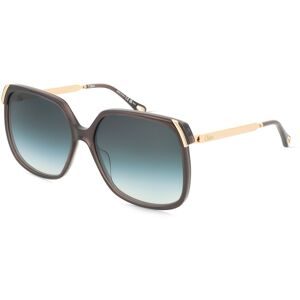 Kering Eyewear Spa Chloé CH0286S Damen-Sonnenbrille Vollrand Quadratisch Acetat-Gestell, Grau