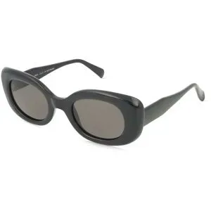 Suncute Industries Co., Ltd. Fielmann MC 625 SUN FA FRIDA Damen-Sonnenbrille Vollrand Oval Propionat-Gestell, Schwarz