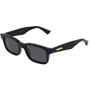 Kering Eyewear Spa Bottega Veneta BV1146S Herren-Sonnenbrille Vollrand Quadratisch Kunststoff-Gestell, Schwarz