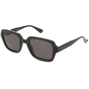 Eyestar Limited (China) Fielmann MI 060 SUN FA PATRICK Unisex-Sonnenbrille Vollrand Quadratisch Acetat Spritzguss-Gestell, Schwarz