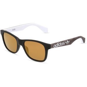 Marcolin Deutschland GmbH Adidas Originals OR0060 Herren-Sonnenbrille Vollrand Quadratisch Kunststoff-Gestell, Schwarz