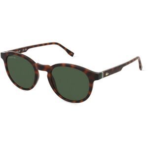Marchon Germany GmbH Lacoste L6030S Unisex-Sonnenbrille Vollrand Rund Acetat Spritzguss-Gestell, Havanna