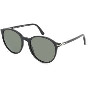 Luxottica Fashion Brillen Vertriebs GmbH Persol 0PO3350S Unisex-Sonnenbrille Vollrand Panto Acetat-Gestell, Schwarz