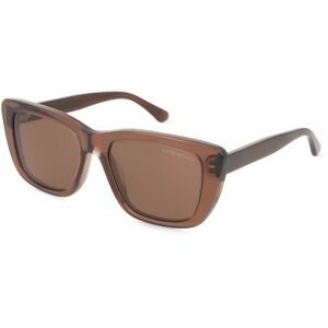 Luxottica Fashion Brillen Vertriebs GmbH Emporio Armani EA4246U Damen-Sonnenbrille Vollrand Cat Eye Acetat-Gestell, Braun
