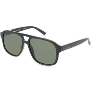 Kering Eyewear Spa Gucci GG1856S Herren-Sonnenbrille Vollrand Pilot Kunststoff-Gestell, Schwarz