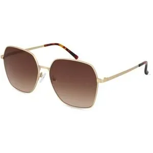 Wenzhou Bada Optical Co. , LTD Fielmann BD 558 SUN FA SOFIA Damen-Sonnenbrille Vollrand Geometrisch Edelstahl-Gestell, Gold