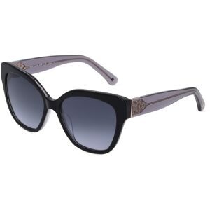 Safilo GmbH Kate Spade SAVANNA/G/S Damen-Sonnenbrille Vollrand Oval Acetat-Gestell, Schwarz