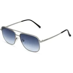 Wenzhou Bada Optical Co. , LTD Fielmann BD 524 SUN CL Unisex-Sonnenbrille Vollrand Quadratisch Edelstahl-Gestell, Silber