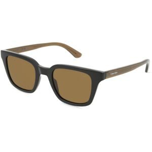 Marchon Germany GmbH Calvin Klein CK24506S Unisex-Sonnenbrille Vollrand Quadratisch Acetat Spritzguss-Gestell, Schwarz