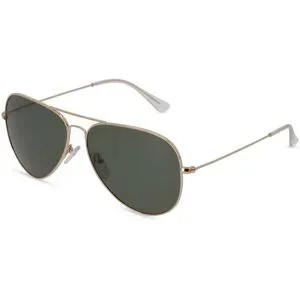 Wenzhou Bada Optical Co. , LTD Fielmann BD 277 SUN CL Unisex-Sonnenbrille Vollrand Pilot Edelstahl-Gestell, Gold