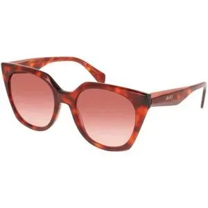 Marchon Germany GmbH Liu Jo LJ813S Unisex-Sonnenbrille Vollrand Quadratisch Acetat-Gestell, Pink