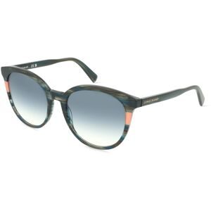 Marchon Germany GmbH Longchamp LO752S Damen-Sonnenbrille Vollrand Rund Acetat-Gestell, Blau