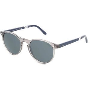 Luxottica Fashion Brillen Vertriebs GmbH Polo Ralph Lauren 0PH4236 Herren-Sonnenbrille Vollrand Rund Acetat-Gestell, Grau