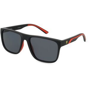 Luxottica Fashion Brillen Vertriebs GmbH Scuderia Ferrari 0FZ6002U Herren-Sonnenbrille Vollrand Quadratisch Acetat Spritzguss-Gestell, Schwarz