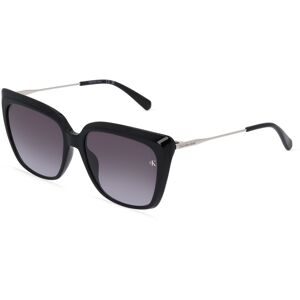 Marchon Germany GmbH Calvin Klein Jeans CKJ22601S Damen-Sonnenbrille Vollrand Butterfly Kunststoff-Gestell, Schwarz