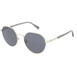 Marcolin Deutschland GmbH Gant GA7233 Unisex-Sonnenbrille Vollrand Rund Metall-Gestell, Grau