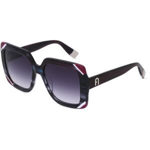 DE RIGO Vision D.A.CH. GmbH Furla FULSFU685V Unisex-Sonnenbrille Vollrand Quadratisch Kunststoff-Gestell, Bunt