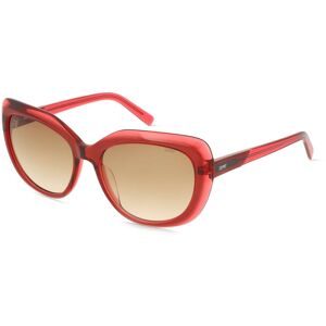 Charmant GmbH Europe Esprit ET40131 Damen-Sonnenbrille Vollrand Cat Eye Acetat-Gestell, Rot