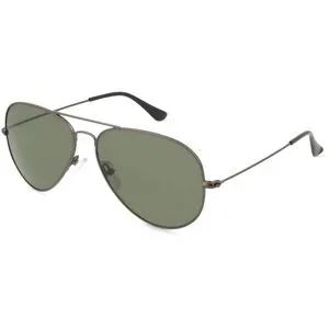 Wenzhou Bada Optical Co. , LTD Fielmann BD 277 SUN CL Unisex-Sonnenbrille Vollrand Pilot Edelstahl-Gestell, Grau
