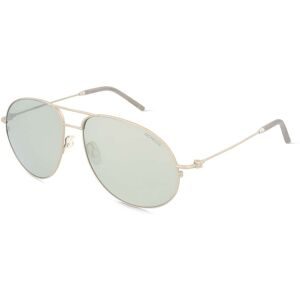 Luxottica Fashion Brillen Vertriebs GmbH Moncler ME4002 FLYZE Unisex-Sonnenbrille Vollrand Pilot Metall-Gestell, Grau