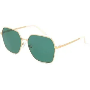 Wenzhou Bada Optical Co. , LTD Fielmann BD 558 SUN FA SOFIA Damen-Sonnenbrille Vollrand Geometrisch Edelstahl-Gestell, Gold