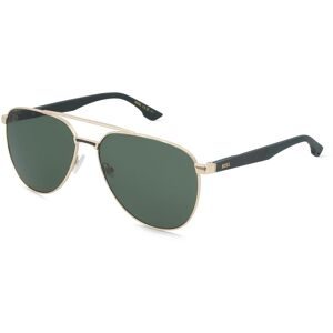 Safilo GmbH BOSS 1914/S Herren-Sonnenbrille Vollrand Pilot Edelstahl-Gestell, Gold