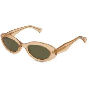 Wenzhou Lidong Optical Manufacture Co., Ltd. Fielmann LD 053 SUN FA GLENDA Damen-Sonnenbrille Vollrand Oval Acetat-Gestell, Gelb