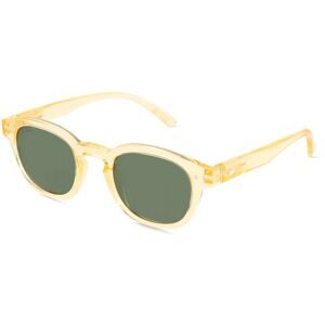 Optim OKIDOKI JIMMY SUN Unisex-Sonnenbrille Vollrand Panto Kunststoff-Gestell, Transparent
