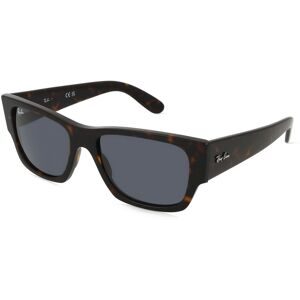 Luxottica Fashion Brillen Vertriebs GmbH Ray-Ban 0RB0947S CARLOS Unisex-Sonnenbrille Vollrand Quadratisch Propionat-Gestell, Havanna