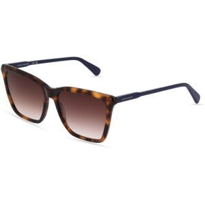 Marchon Germany GmbH Longchamp LO719S Unisex-Sonnenbrille Vollrand Butterfly Kunststoff-Gestell, Havanna