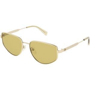 Marchon Germany GmbH Liu Jo LJ164S Damen-Sonnenbrille Vollrand Rund Metall-Gestell, Gold