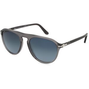 Luxottica Fashion Brillen Vertriebs GmbH Persol 0PO3302S Unisex-Sonnenbrille Vollrand Pilot Acetat-Gestell, Grau