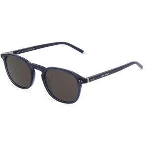Safilo SpA Tommy Hilfiger Eyewear TH 1939/S Herren-Sonnenbrille Vollrand Quadratisch Acetat-Gestell, Blau