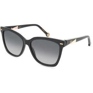 Safilo GmbH Carolina Herrera HER 0333/S Damen-Sonnenbrille Vollrand Butterfly Acetat-Gestell, Schwarz