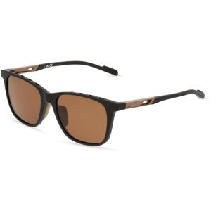 Marcolin Deutschland GmbH Adidas SP0051 Unisex-Sonnenbrille Vollrand Quadratisch Kunststoff-Gestell, Schwarz