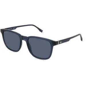 Marchon Germany GmbH Lacoste L6029S Unisex-Sonnenbrille Vollrand Quadratisch Kunststoff-Gestell, Blau