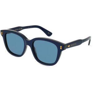 Kering Eyewear Spa Gucci GG 1264 S Unisex-Sonnenbrille Vollrand Quadratisch Acetat-Gestell, Blau