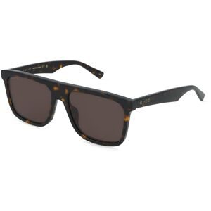 Kering Eyewear Spa Gucci GG2182S Herren-Sonnenbrille Vollrand Eckig Acetat-Gestell, Havanna