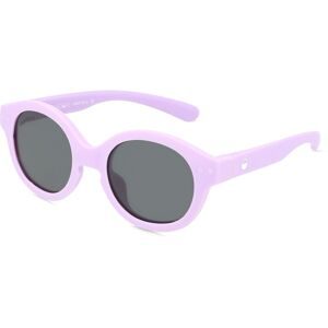 Optim OKIDOKI JIMMY SUN BABY (0-1) Baby-Sonnenbrille Vollrand Panto Kunststoff-Gestell, Lila