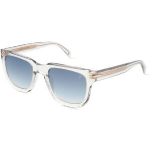 Safilo SpA David Beckham DB 7118/S Herren-Sonnenbrille Vollrand Quadratisch Acetat-Gestell, Transparent