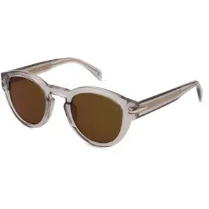 Safilo SpA David Beckham DB 7110/S Herren-Sonnenbrille Vollrand Panto Acetat-Gestell, Transparent