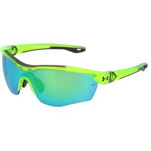 Safilo GmbH Under Armour UA YARD PRO Unisex-Sonnenbrille Vollrand Monoscheibe Kunststoff-Gestell, Grün
