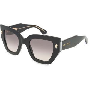 Safilo GmbH Etro 0010/S Damen-Sonnenbrille Vollrand Quadratisch Acetat-Gestell, Schwarz