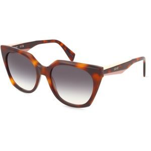 Marchon Germany GmbH Liu Jo LJ813S Unisex-Sonnenbrille Vollrand Quadratisch Acetat-Gestell, Havanna