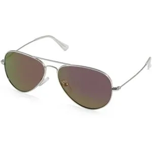 Wenzhou Bada Optical Co. , LTD Fielmann BD 277 SUN CL Unisex-Sonnenbrille Vollrand Pilot Edelstahl-Gestell, Silber