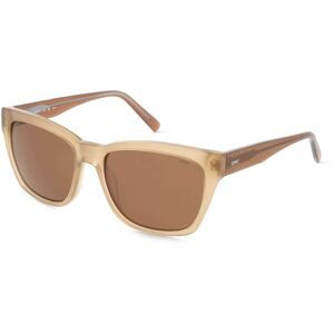 Charmant GmbH Europe Esprit 40111 Damen-Sonnenbrille Vollrand Quadratisch Acetat-Gestell, Beige